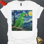 Male Eclectus Parrot Starry Night T-Shirt