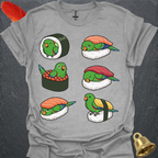 Male Eclectus Parrot Sushi T-Shirt