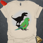 Male Eclectus Parrot T-Rex T-Shirt