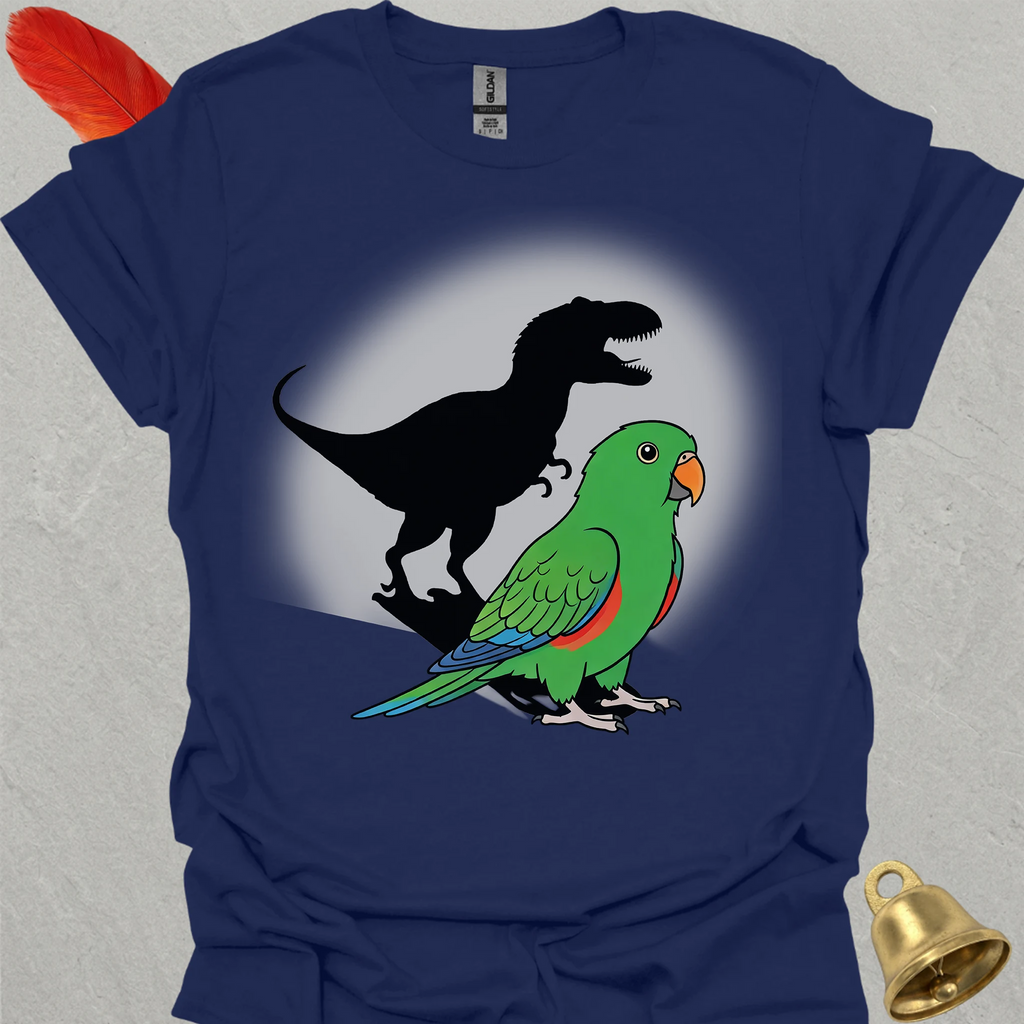 Male Eclectus Parrot T-Rex T-Shirt