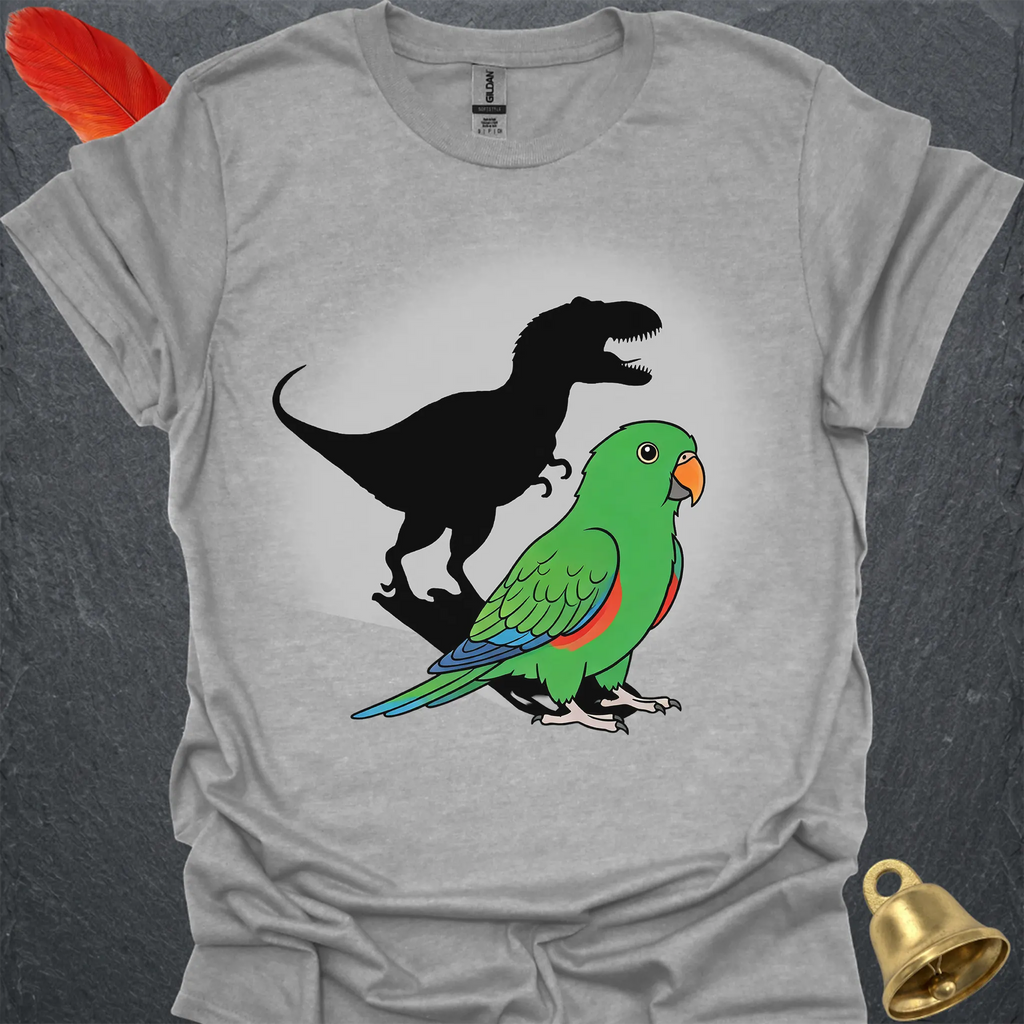 Male Eclectus Parrot T-Rex T-Shirt