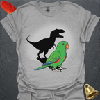 Male Eclectus Parrot T-Rex T-Shirt
