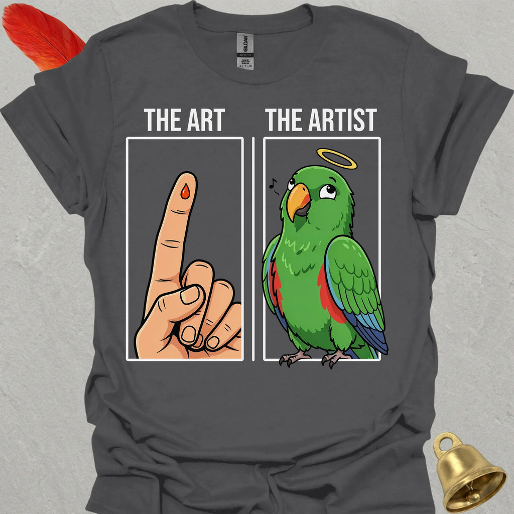 Male Eclectus Parrot The Artist T-Shirt