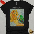 Male Eclectus Parrot Van Gogh T-Shirt