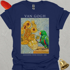 Male Eclectus Parrot Van Gogh T-Shirt