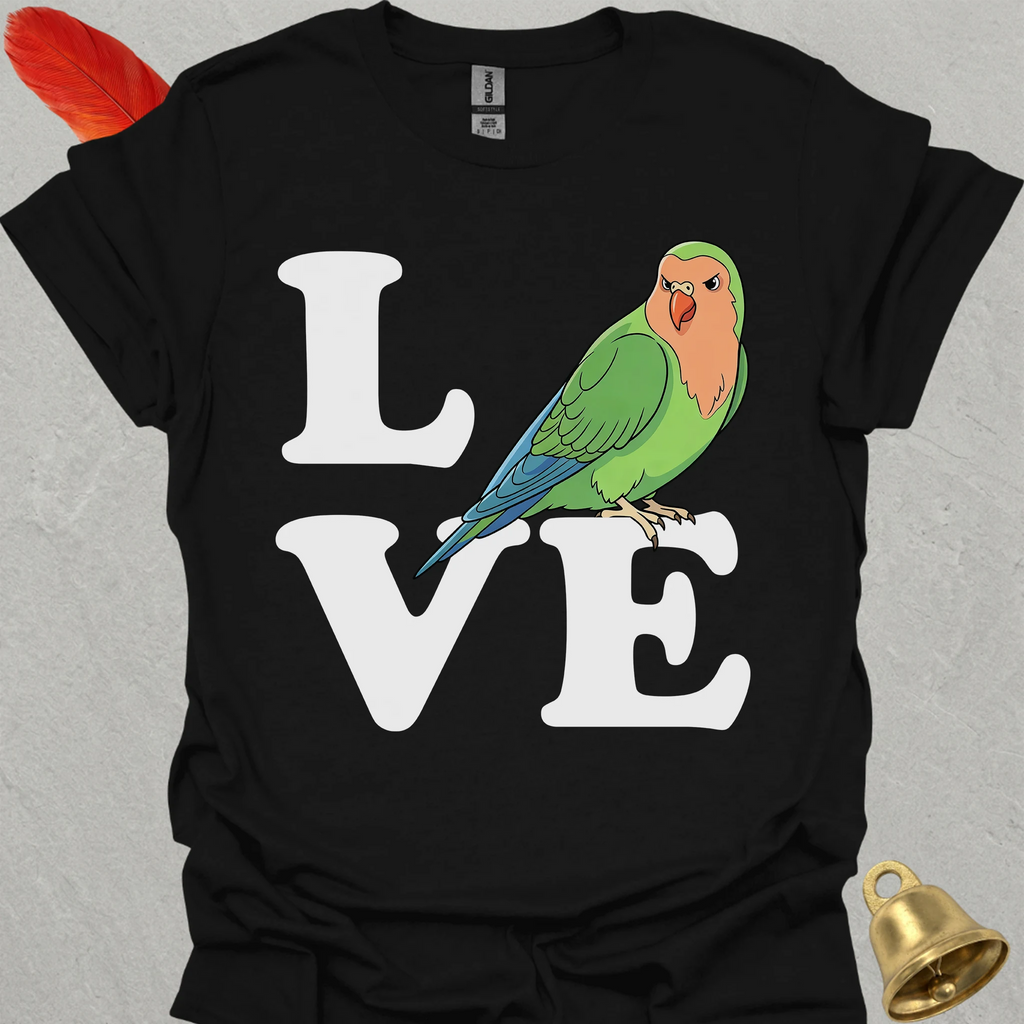 Peach-Faced Lovebird Bird Love T-Shirt