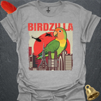 Peach-Faced Lovebird Birdzilla T-Shirt