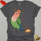 Peach-Faced Lovebird Eye on Prize T-Shirt
