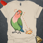 Peach-Faced Lovebird Eye on Prize T-Shirt