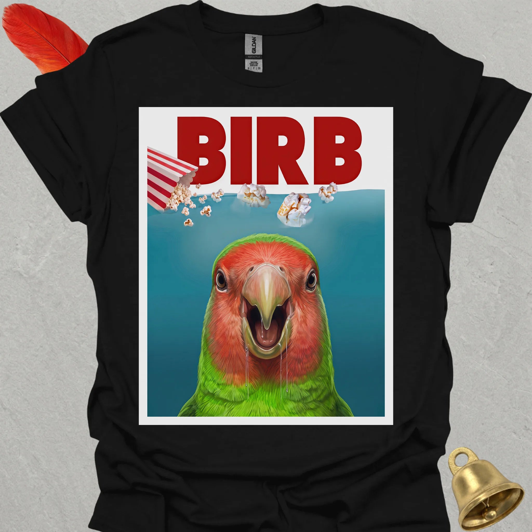 Peach-Faced Lovebird Movie T-Shirt