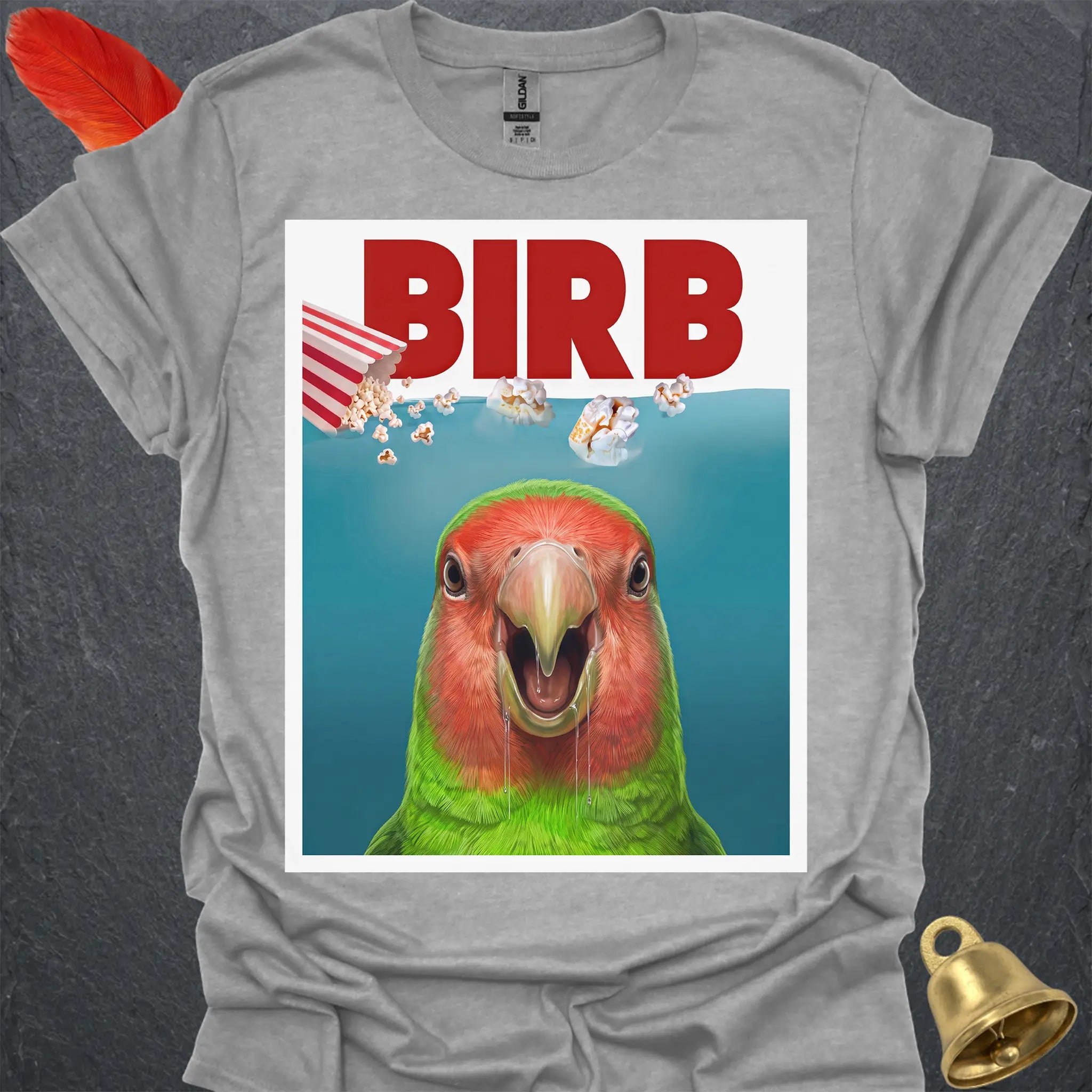 Peach-Faced Lovebird Movie T-Shirt