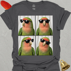 Peach-Faced Lovebird Photobooth T-Shirt