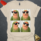 Peach-Faced Lovebird Photobooth T-Shirt