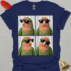 Peach-Faced Lovebird Photobooth T-Shirt