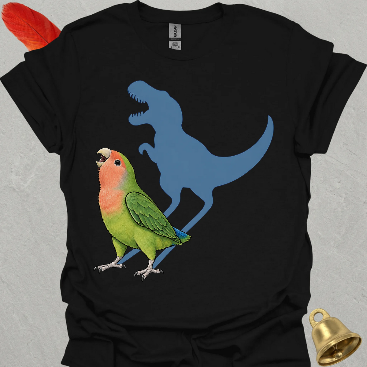 Peach-Faced Lovebird Roar T-Shirt