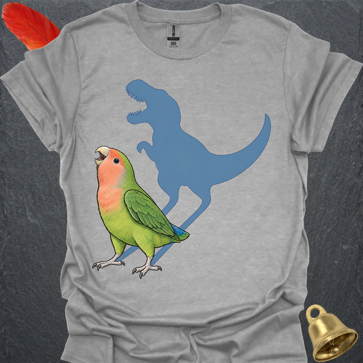Peach-Faced Lovebird Roar T-Shirt