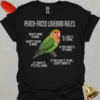 Peach-Faced Lovebird Rules T-Shirt