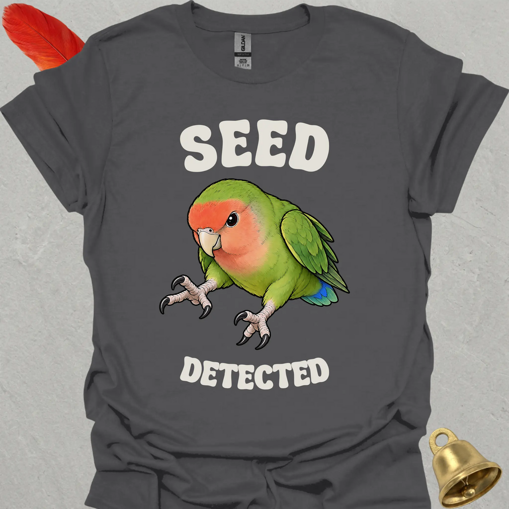 Peach-Faced Lovebird Seed Detected T-Shirt