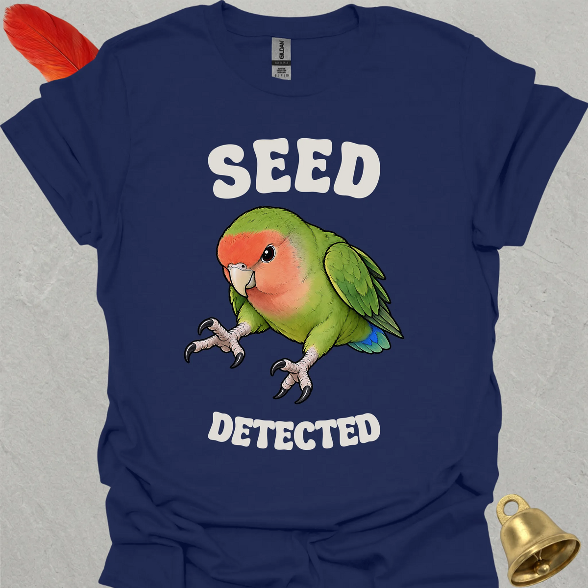 Peach-Faced Lovebird Seed Detected T-Shirt