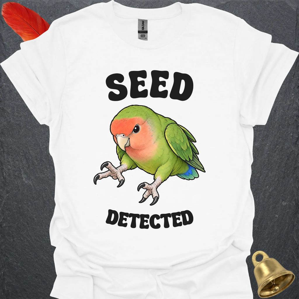 Peach-Faced Lovebird Seed Detected T-Shirt