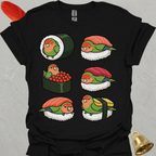 Peach-Faced Lovebird Sushi T-Shirt