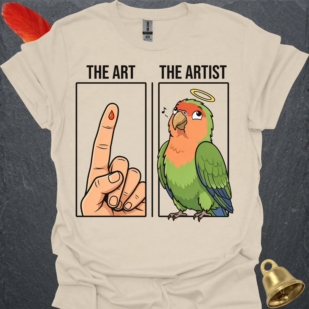 Peach-Faced Lovebird The Artist T-Shirt