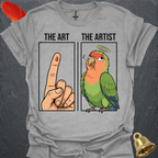 Peach-Faced Lovebird The Artist T-Shirt