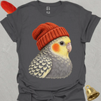 Pearl Cockatiel Beanie T-Shirt