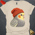 Pearl Cockatiel Beanie T-Shirt