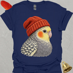Pearl Cockatiel Beanie T-Shirt