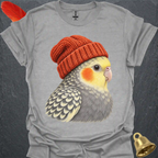 Pearl Cockatiel Beanie T-Shirt