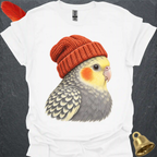 Pearl Cockatiel Beanie T-Shirt