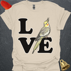 Pearl Cockatiel Bird Love T-Shirt