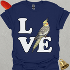 Pearl Cockatiel Bird Love T-Shirt