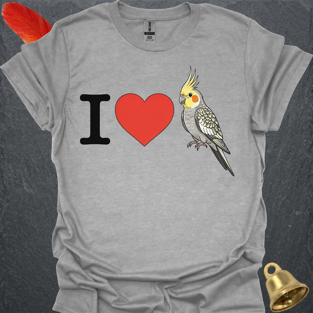 I Love Pearl Cockatiel T-Shirt