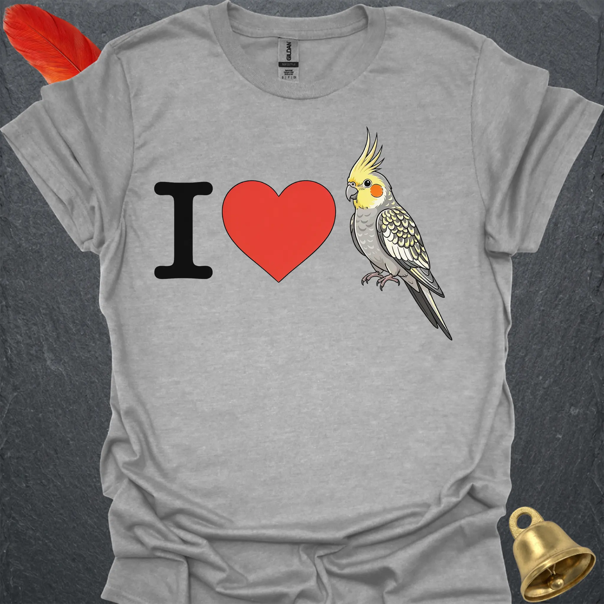 I Love Pearl Cockatiel T-Shirt