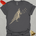 Pearl Cockatiel Blowing Wishes T-Shirt