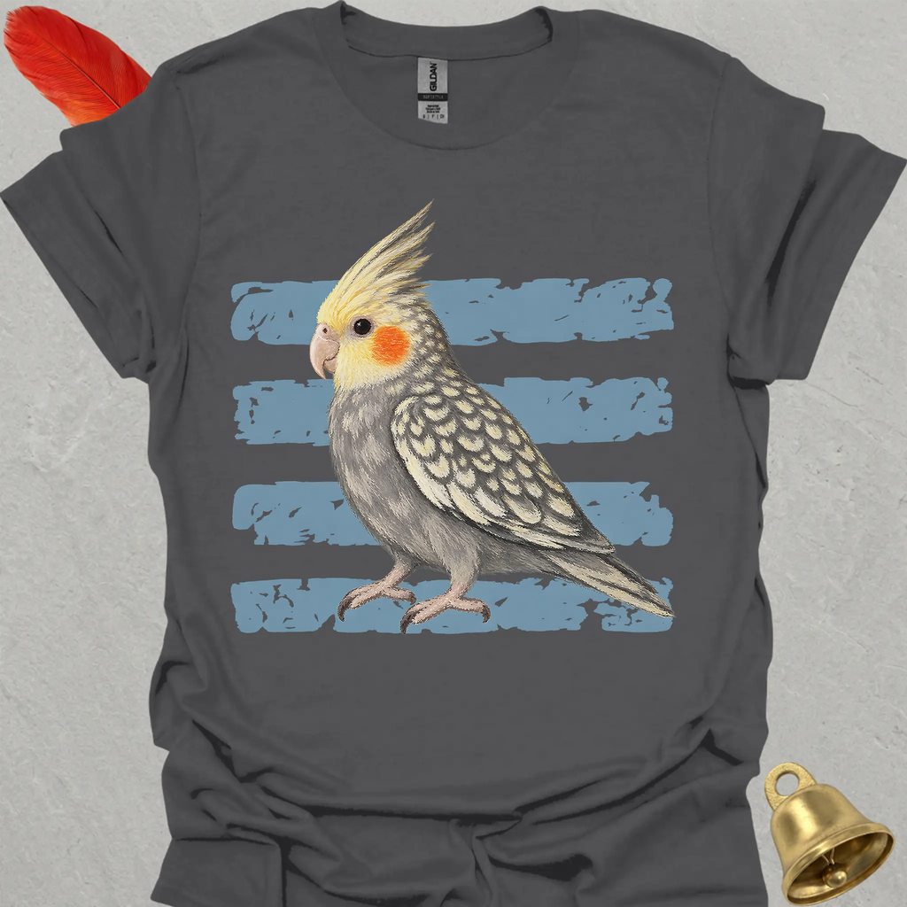 Pearl Cockatiel Brush T-Shirt