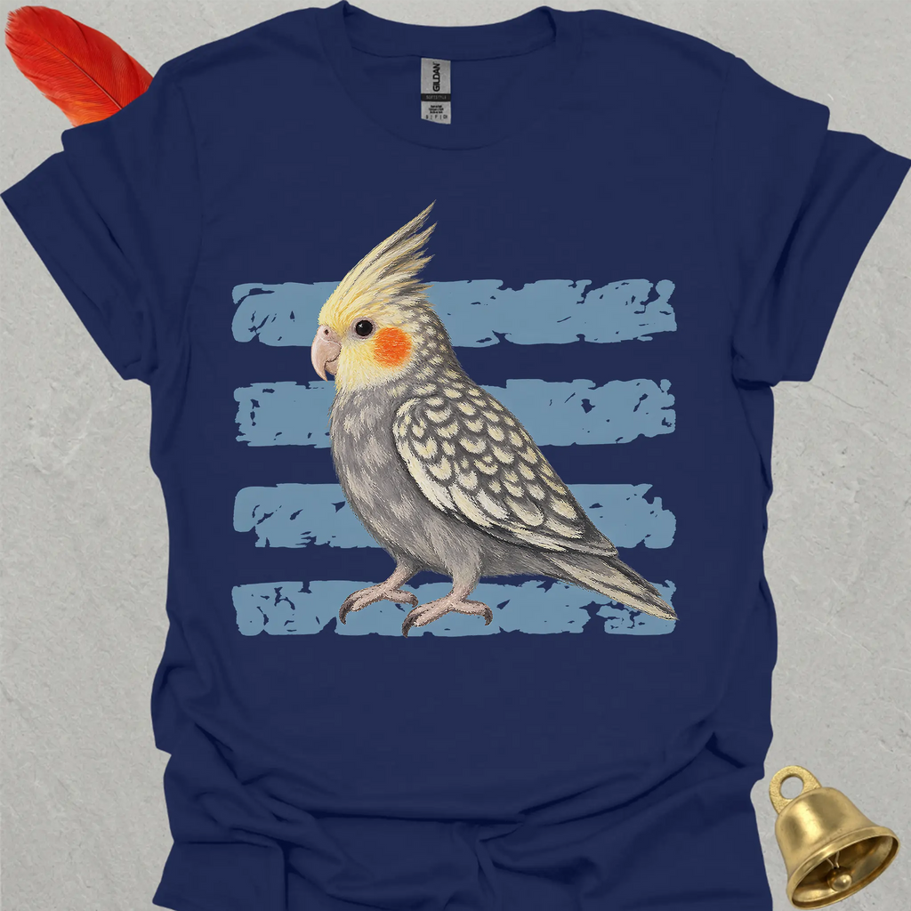 Pearl Cockatiel Brush T-Shirt
