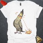 Pearl Cockatiel Eye on Prize T-Shirt
