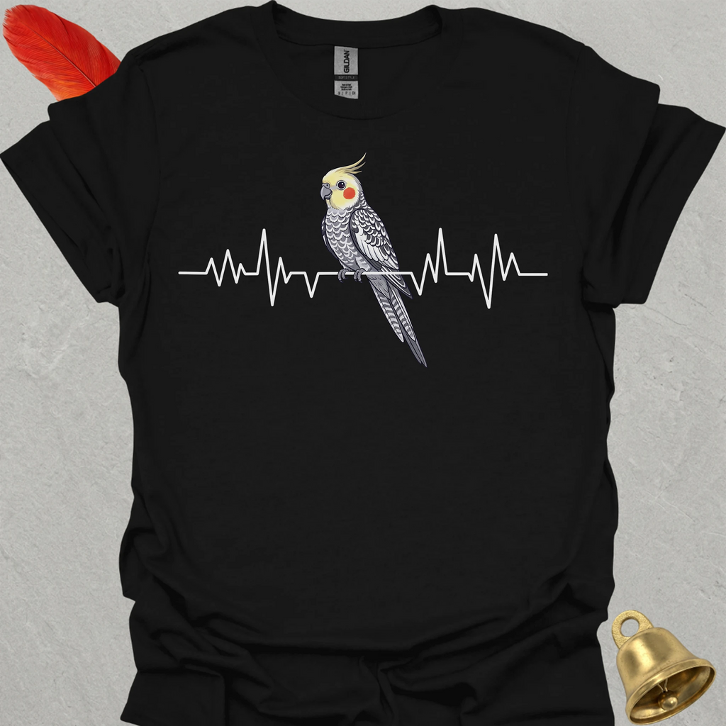 Pearl Cockatiel Heartbeat T-Shirt