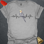 Pearl Cockatiel Heartbeat T-Shirt