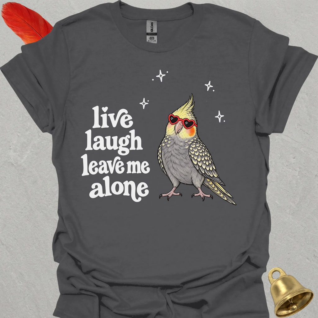 Pearl Cockatiel Live Laugh T-Shirt