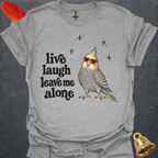 Pearl Cockatiel Live Laugh T-Shirt