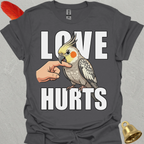 Pearl Cockatiel Love Hurts T-Shirt