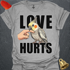 Pearl Cockatiel Love Hurts T-Shirt