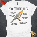Pearl Cockatiel Rules T-Shirt