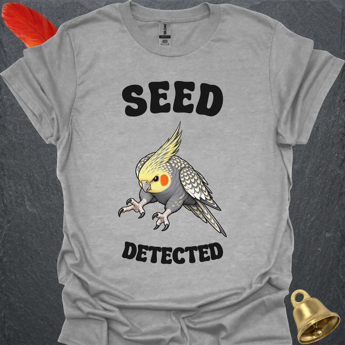 Pearl Cockatiel Seed Detected T-Shirt