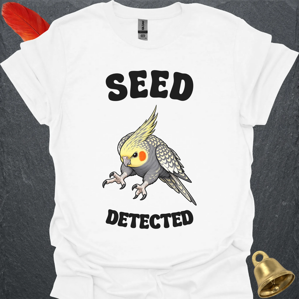 Pearl Cockatiel Seed Detected T-Shirt