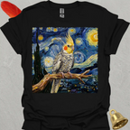 Pearl Cockatiel Starry Night T-Shirt